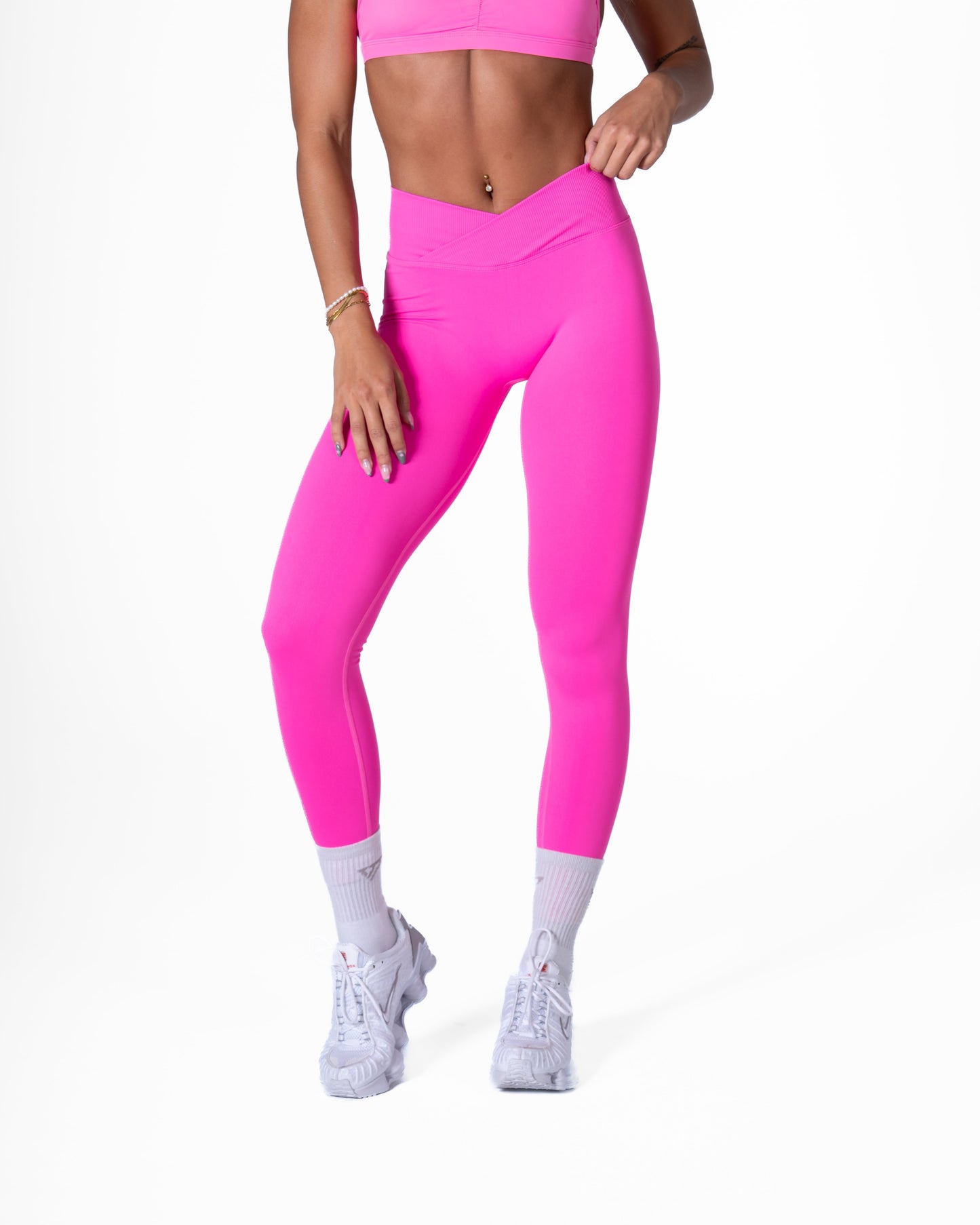 CORE V-WAIST LEGGING - NEON PINK